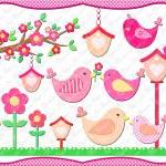 Digital Clipart - Birds - ..